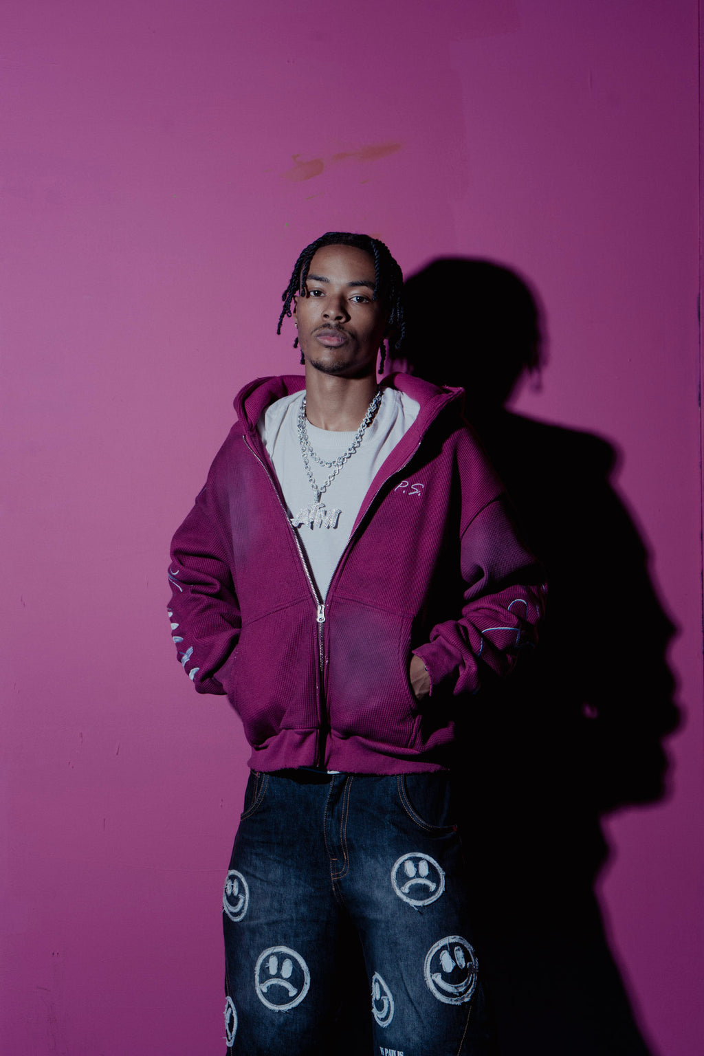 Jelly Waffle Knit Hoodie