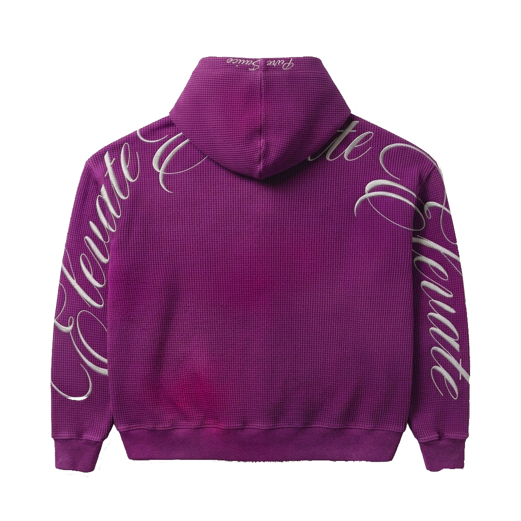 Jelly Waffle Knit Hoodie