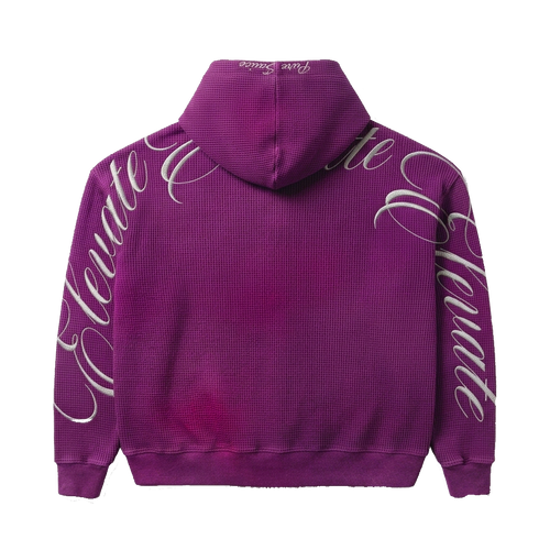 Jelly Waffle Knit Hoodie
